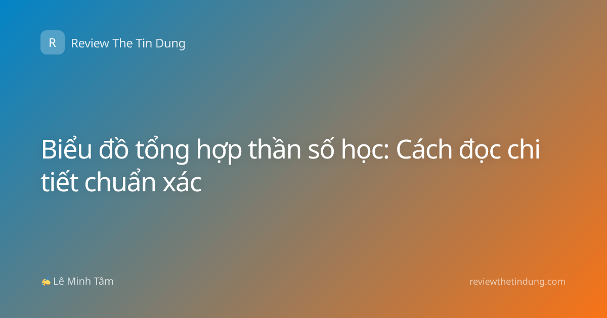 Biểu đồ tổng hợp thần số học: Cách đọc chi tiết chuẩn xác